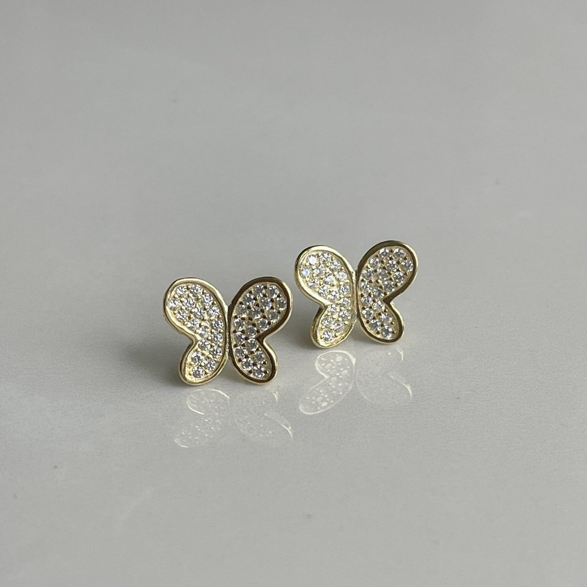 The Butterfly Stud Earrings | Gold