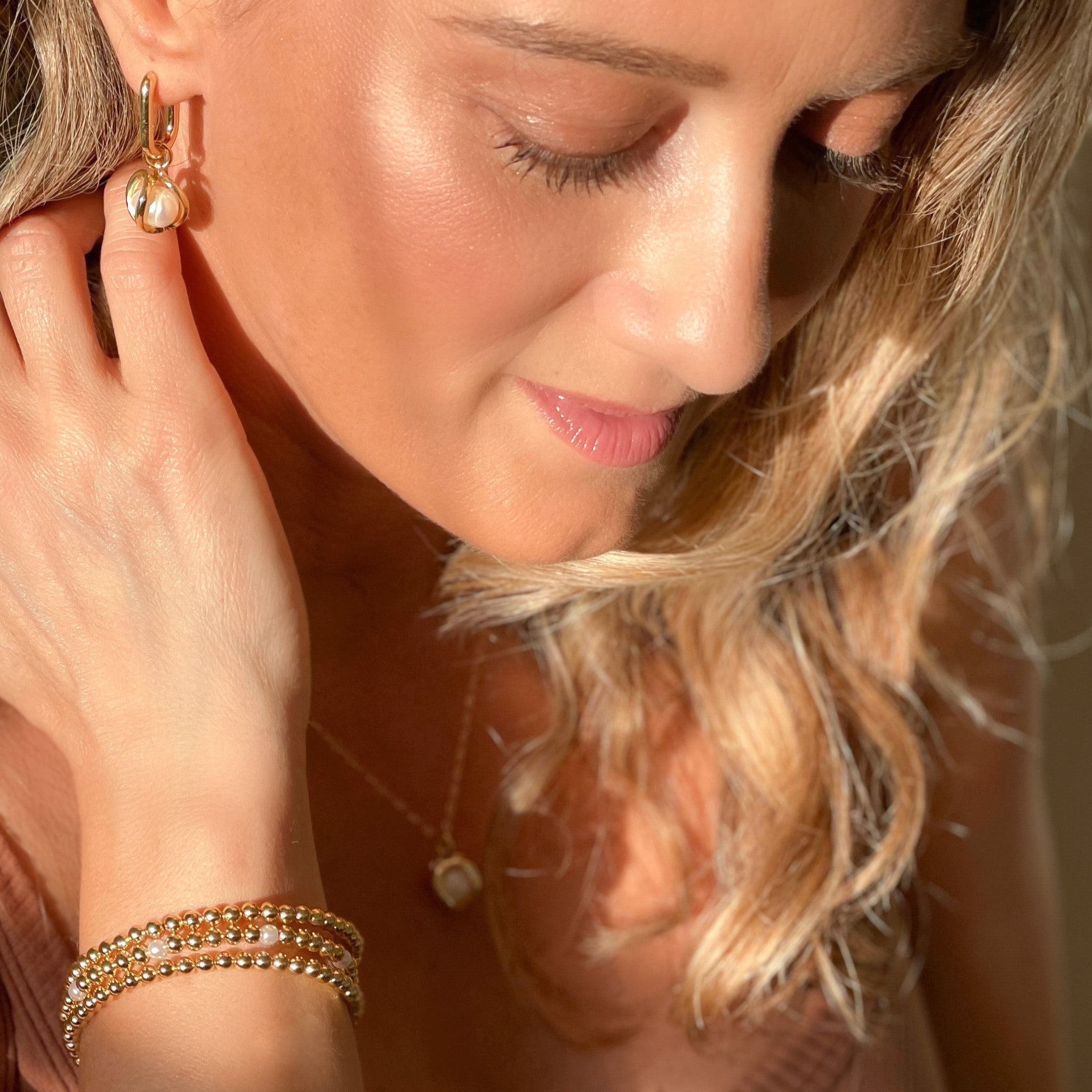 Women's Necklace Earring Bracelet Three-piece Set – Pickfirst