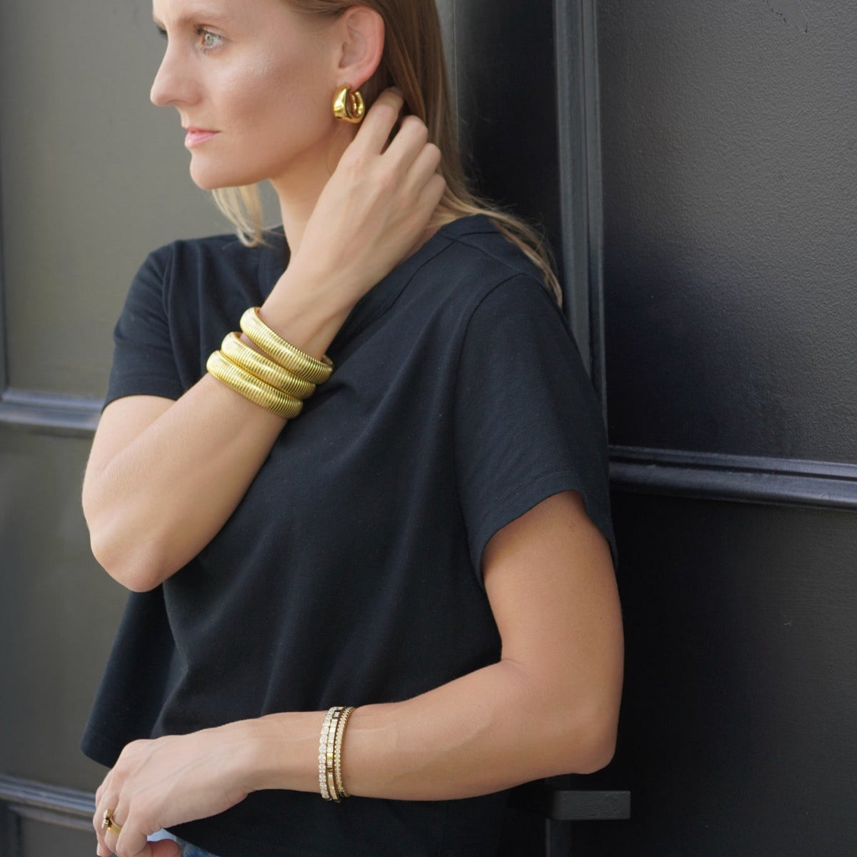 Mari Cuff Luxe | Gold